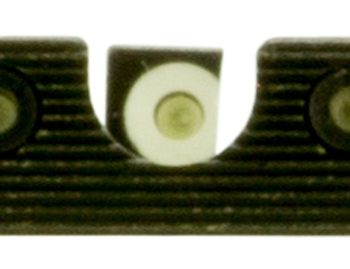 TruGlo TG231X1W Tritium Pro  Black | Green Tritium White Outline Front Sight Green Tritium Rear Sight