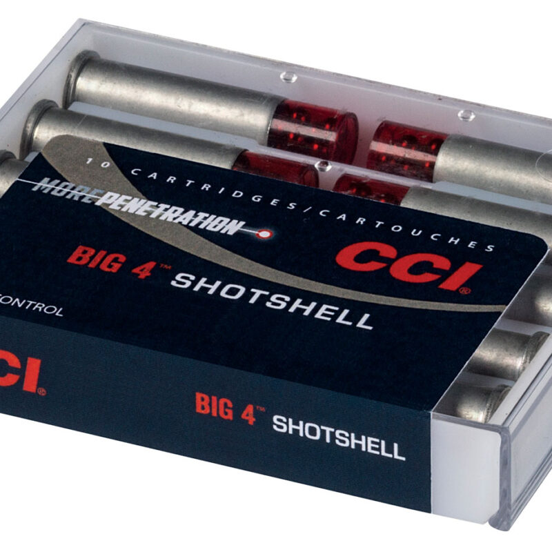 CCI 3712CC Big 4 Shotshell 9mmLuger 45gr #4Shot 10 Per Box/20 Case