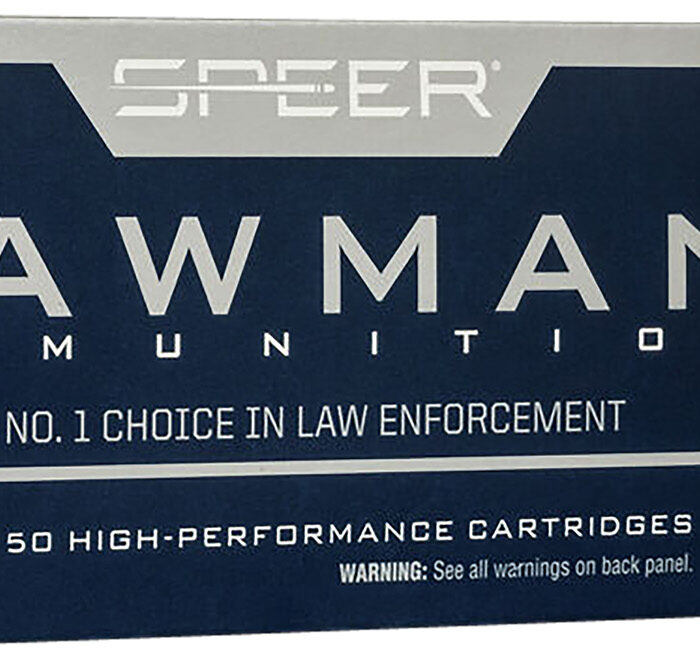 Speer 53880 Lawman Training Clean-Fire 40S&W 180gr Total Metal Jacket Round Nose 50 Per Box/20 Case