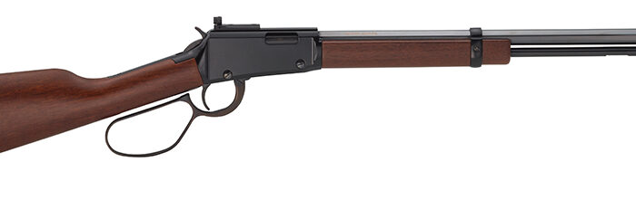 Henry H001TMRP Small Game Rifle  22 WMR Caliber with 12+1 Capacity, 20.50" Barrel, Black Metal Finish & American Walnut Stock Right Hand (Full Size)
