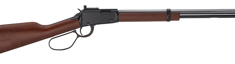 Henry H001TMRP Small Game Rifle  22 WMR Caliber with 12+1 Capacity, 20.50" Barrel, Black Metal Finish & American Walnut Stock Right Hand (Full Size)