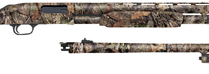 Mossberg 52282 500 Combo 12 Gauge 3" 5+1 Overall Mossy Oak Break-Up Country 28" Vent Rib/24" Slugster Barrels, Steel Receiver, Dual Extractors, Fixed Synthetic Stock, Includes Accu-Set Choke