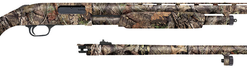 Mossberg 52282 500 Combo 12 Gauge 3" 5+1 Overall Mossy Oak Break-Up Country 28" Vent Rib/24" Slugster Barrels, Steel Receiver, Dual Extractors, Fixed Synthetic Stock, Includes Accu-Set Choke