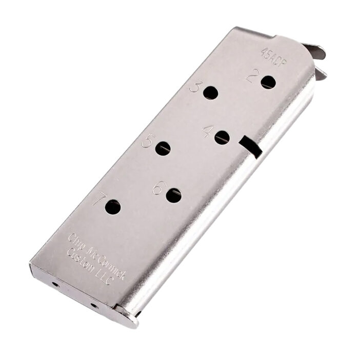 CMC Products 14120 Match Grade  7rd 45 ACP Fits 1911 Officer Stainless Steel