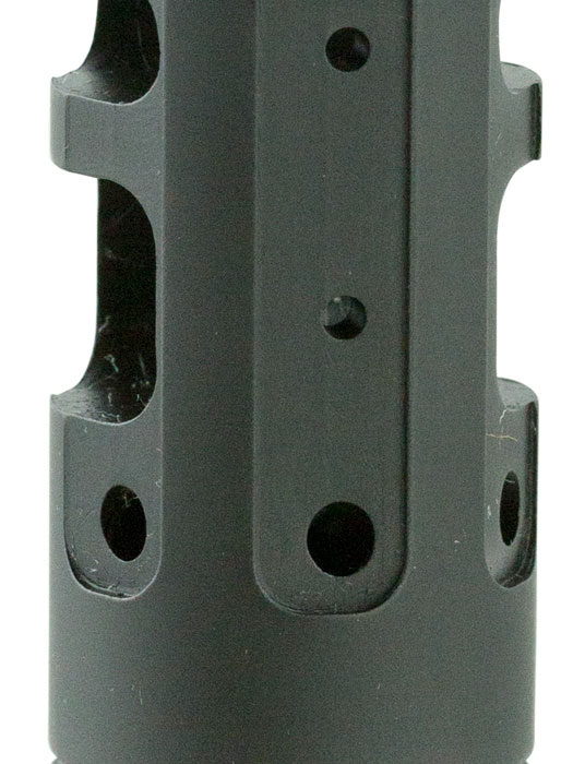 Strike Industries KINGCOMP30 King Comp  Black Steel with 5/8"-24 tpi Threads, 2.62" OAL & 0.87" Diameter for 308 Win, 7.62x51mm NATO AR-Platform