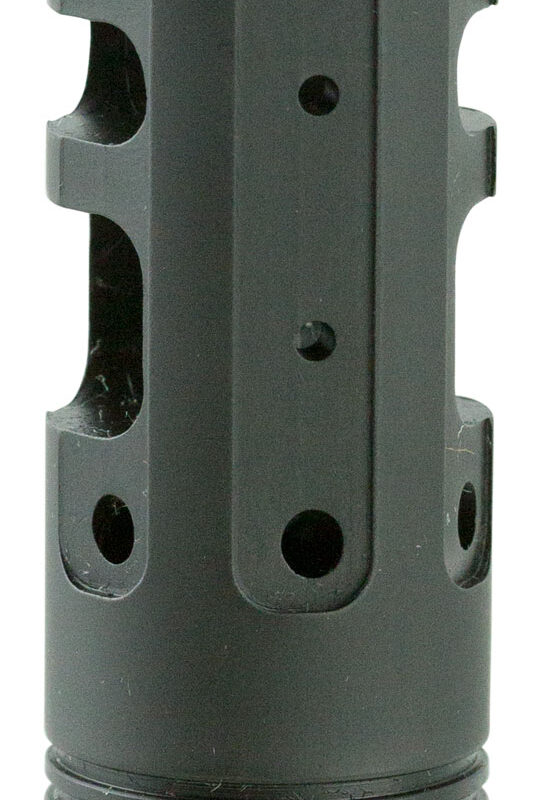 Strike Industries KINGCOMP30 King Comp  Black Steel with 5/8"-24 tpi Threads, 2.62" OAL & 0.87" Diameter for 308 Win, 7.62x51mm NATO AR-Platform