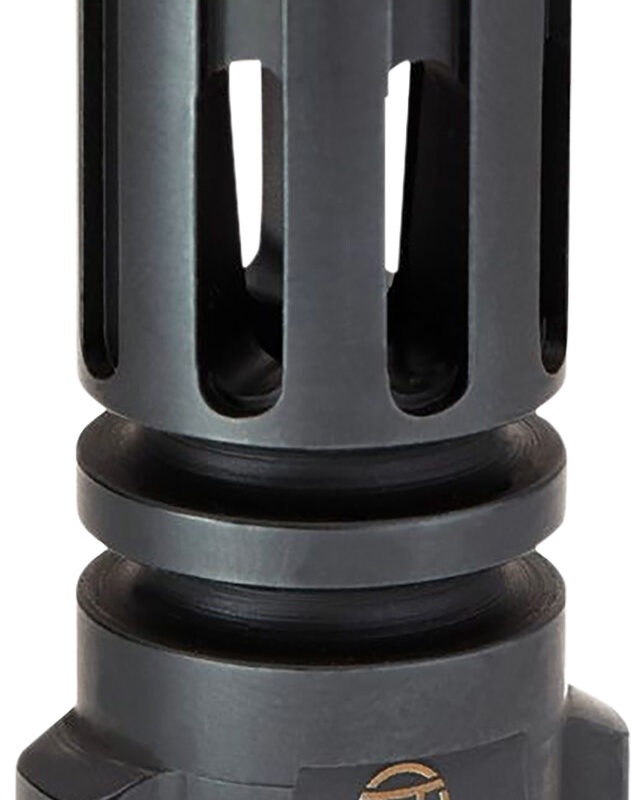Gemtech 12145 Quickmounts Flash Hider Black Steel with 1/2"-28 tpi Threads & 2.40" OAL for 5.56x45mm NATO AR-Platform