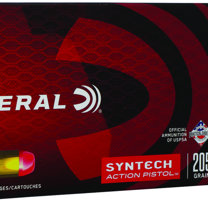 Federal AE40SJAP1 American Eagle Syntech Action Pistol  40S&W 205gr Total Syntech Jacket Flat Nose 50 Per Box/10 Case