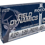 Fiocchi 270SPB Field Dynamics 270Win 130gr Pointed Soft Point 20 Per Box/10 Case 2 33242