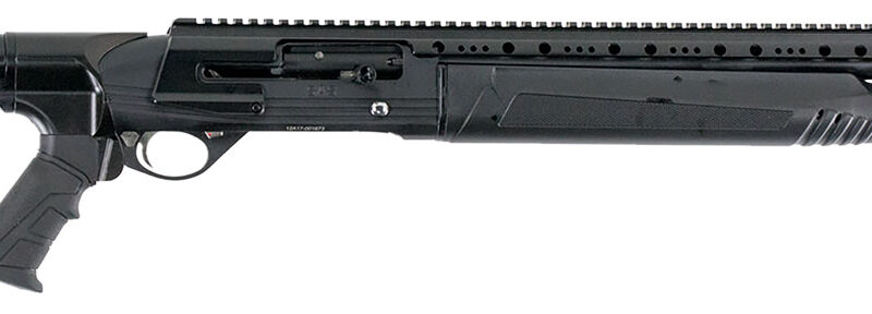 Hatfield Gun Company USA12TT SAS  12 Gauge Semi-Auto 3" 4+1 20" Black Smooth Bore Barrel, Tungsten Gray Cerakote Picatinny Rail Aluminum Receiver, Black Adjustable Synthetic Stock, Black Grip