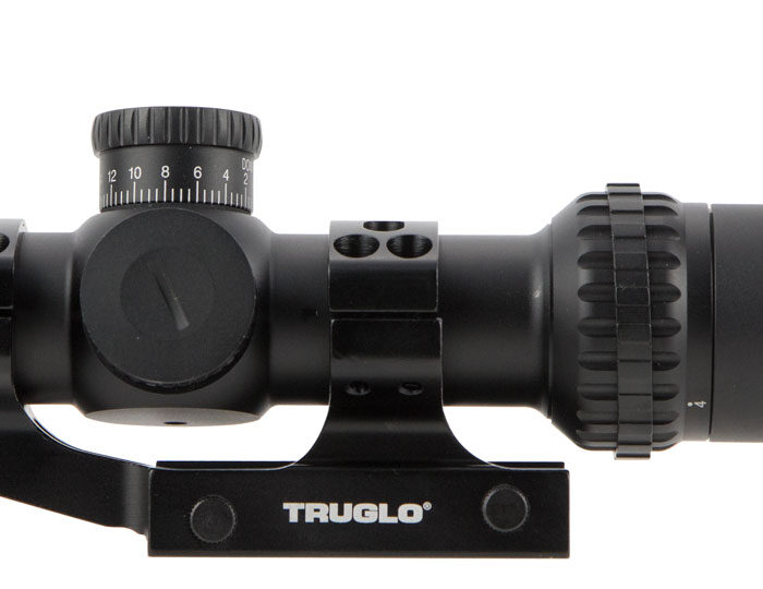 TruGlo TG-8514TLR Omnia Tactical Black Anodized 1-4x24mm 30mm Tube Illuminated APTR Reticle