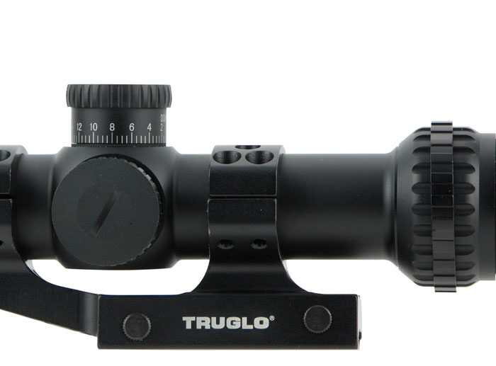TruGlo TG8516TLR Omnia Tactical Black Anodized 1-6x24mm 30mm Tube Illuminated APTR Reticle