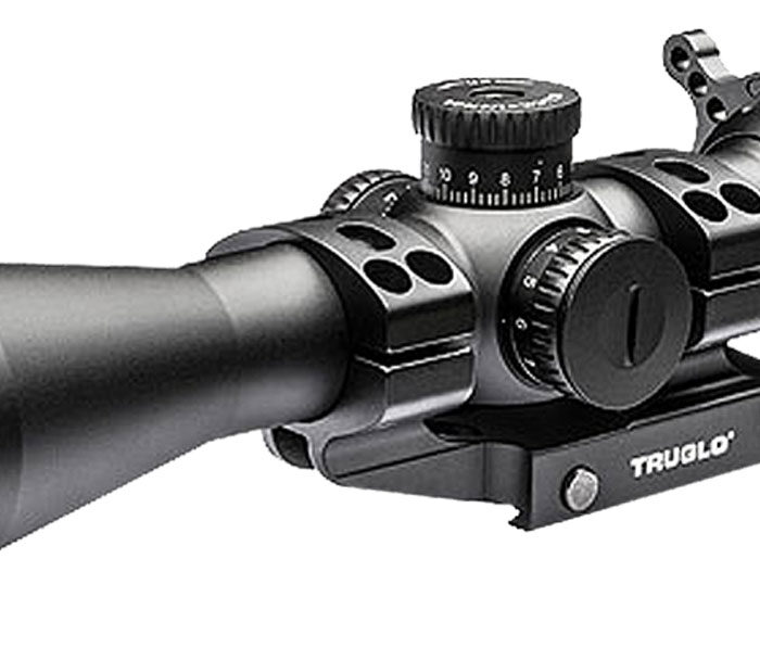 TruGlo TG-8541TLR Eminus  Black Anodized 4-16x44mm 30mm Tube Dual Illuminated (Green/Red)TacPlex MOA Reticle