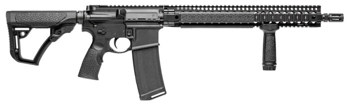 Daniel Defense 0214515175047 DDM4 V9 5.56x45mm NATO 16" 30+1 Black Hard Coat Anodized 6 Position w/SoftTouch Overmolding Stock
