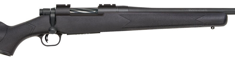 Mossberg 27909 Patriot  Full Size 6.5 Creedmoor 5+1 22" Matte Blued Fluted Barrel, Matte Blued Stainless Steel Receiver Drilled & Tapped, Black Fixed Synthetic Stock, Right Hand