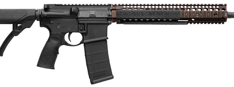 Daniel Defense 0208806027011 DDM4 M4A1 5.56x45mm NATO 30+1 14.50" Threaded Barrel, Black Hard Coat Anodized Receiver, 6 Position Stock w/SoftTouch Overmolding, Flat Dark Earth Handguard