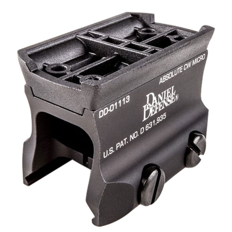 Daniel Defense 0304518025 Micro Mount  Black Anodized