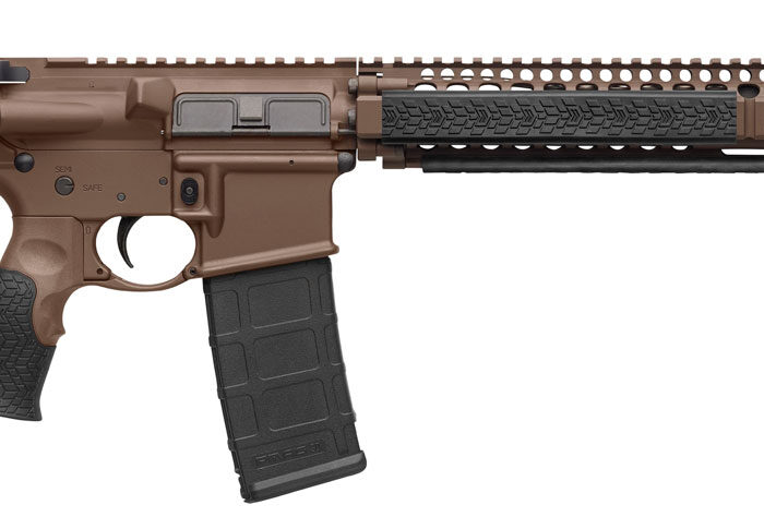 Daniel Defense 0208815126055 DDM4 M4A1 *CA Compliant 5.56x45mm NATO 14.50" 10+1 Mil-Spec Brown Cerakote 6 Position w/SoftTouch Overmolding Stock
