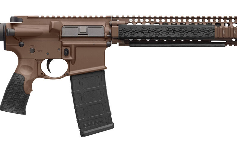 Daniel Defense 0208815126055 DDM4 M4A1 *CA Compliant 5.56x45mm NATO 14.50" 10+1 Mil-Spec Brown Cerakote 6 Position w/SoftTouch Overmolding Stock