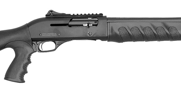 Rock Island X4 Tact LI-ON Full Size Frame 12 Gauge Semi-Auto 3" 4+1 18.50" Black Steel Barrel, Black Anodized Aluminum Receiver, Black Fixed w/Pistol Grip Synthetic Stock