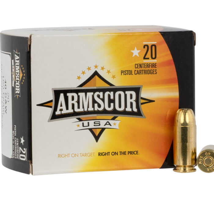 Armscor AC403N USA  40S&W 180gr Jacketed Hollow Point 20 Per Box/25 Case