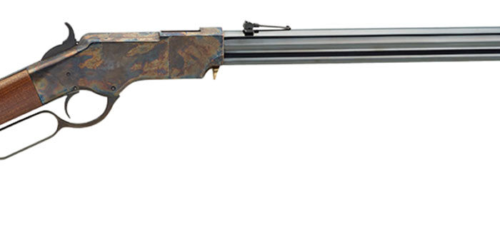Henry H011IF Original Iron Frame Full Size 44-40 Win 13+1 24.50" Blued Octagon Barrel, Color Case Hardened Steel Receiver, Fancy American Walnut Wood Stock Right Hand