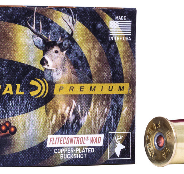 Federal PFC15700 Premium Vital-Shok 12Gauge 3" 12Pellets 00BuckShot 5 Per Box/50 Case
