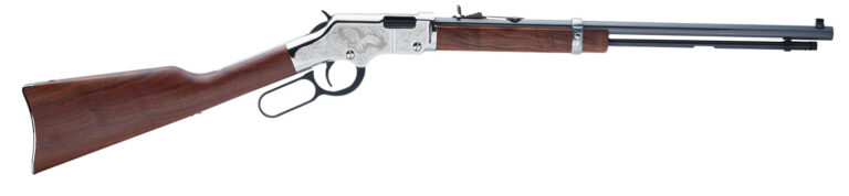 Henry H004SE2 Golden Boy Silver Eagle 2nd Edition Lever Action 22 Short,Long,LR 16 LR/21 Short 20" Octagon Barrel Nickel Plated American Walnut Right Hand