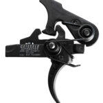 Geissele Automatics 05101 SSA Two-Stage Curved Trigger with 4.25-4.75 lbs Draw Weight & Black Oxide Finish for AR-Platform 1 37400