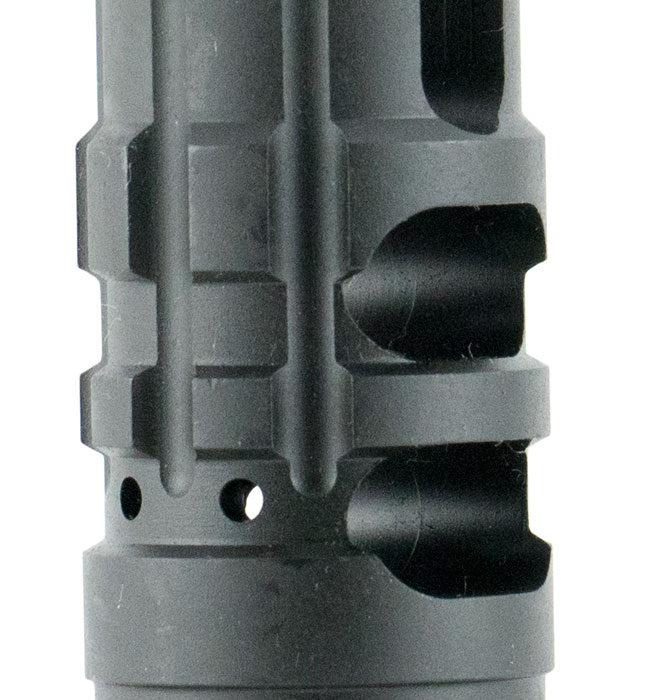 Strike Industries JCOMP2308 JComp Gen 2 Black Steel w/ 5/8"-24 tpi Threads 2.55" OAL 0.87" Diameter 0.34" Diameter 308 Win 7.62x51mm NATO Fits AR-Platform