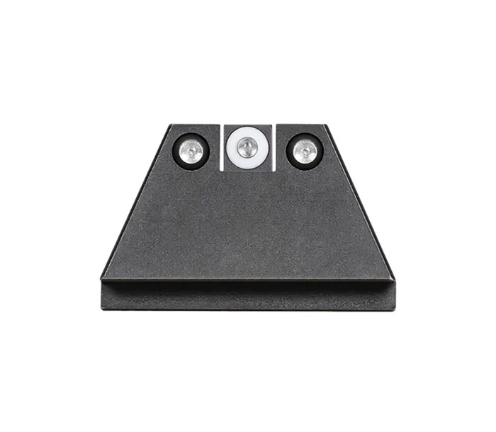 Night Fision GLK004003WGZ Suppressor Height Sights For Glock  Green Tritium White Outline Front Sight-Green Tritium Black Outline Rear Sight Glock 17/17L/19
