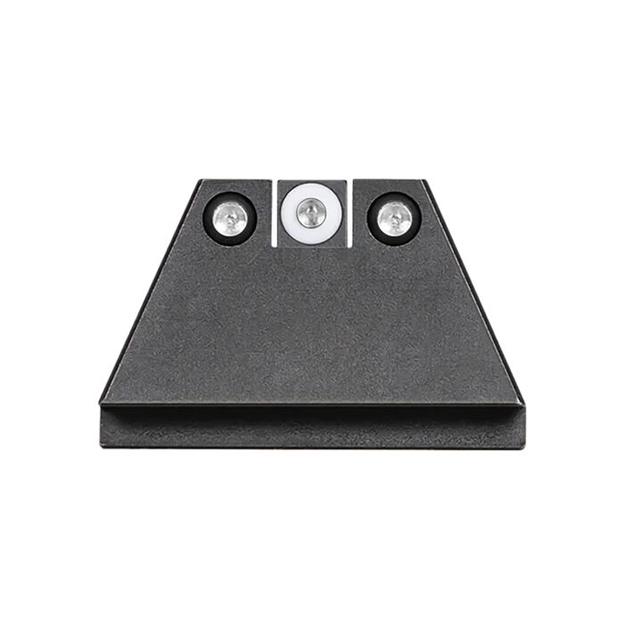 Night Fision GLK004003WGZ Suppressor Height Sights For Glock  Green Tritium White Outline Front Sight-Green Tritium Black Outline Rear Sight Glock 17/17L/19
