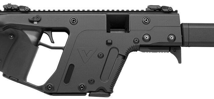 Kriss USA KV10CBL22 Vector CRB Gen2 *CA Compliant 10+1 Black Steel Barrel, Black Picatinny Rail Receiver, Fixed Black Synthetic Stock, Black California Paddle Grip, Glock Magazine Compatible