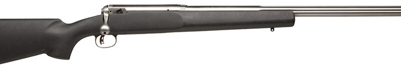 Savage Arms 18144 12 LRPV Full Size 223 Rem 1rd 26" Heavy Fluted Barrel, Matte Stainless Steel Receiver w/Picatinny Rail, Matte Black HS Precision w/V-Block Synthetic Stock, Right Hand, 1:9 Twist