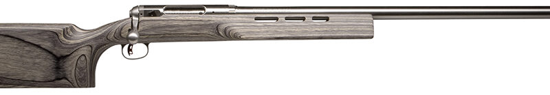 Savage Arms 18155 12 F Class Full Size 6.5x284 Norma 1rd 30" Stainless Heavy Barrel, Matte Stainless Steel Receiver Drilled & Tapped, Satin Gray Fixed Laminate Stock, Right Hand