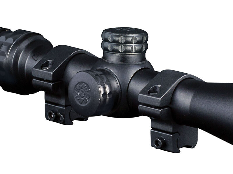 Konus 7260 KonusPro  Matte Black 2-7x32mm 1" Tube Engraved 30/30 Duplex Reticle Includes Mounting Rings