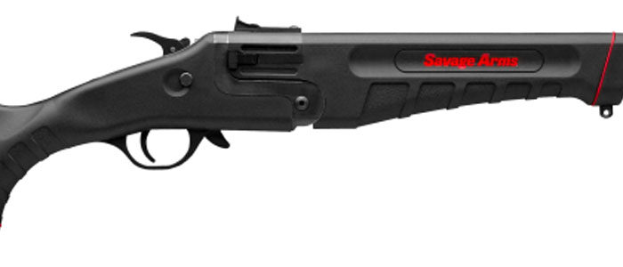 Savage Arms 22434 42 Takedown Compact 22 LR/410 Gauge 1rd 20" Satin Black Sporter Barrel, Satin Black Carbon Steel Receiver, Matte Black Fixed Synthetic Stock, Ambidextrous