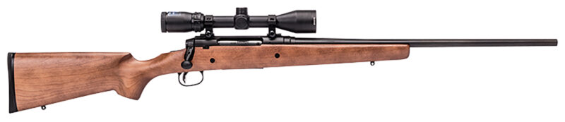 Savage Arms 22553 Axis II XP Full Size 308 Win 4+1 22" Matte Black Sporter Barrel, Matte Black Carbon Steel Receiver Drilled & Tapped, Hardwood Fixed Stock, Bushnell 3-9x40mm, Right Hand