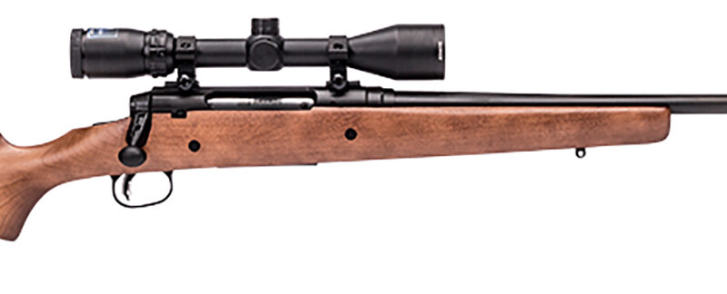 Savage Arms 22553 Axis II XP Full Size 308 Win 4+1 22" Matte Black Sporter Barrel, Matte Black Carbon Steel Receiver Drilled & Tapped, Hardwood Fixed Stock, Bushnell 3-9x40mm, Right Hand