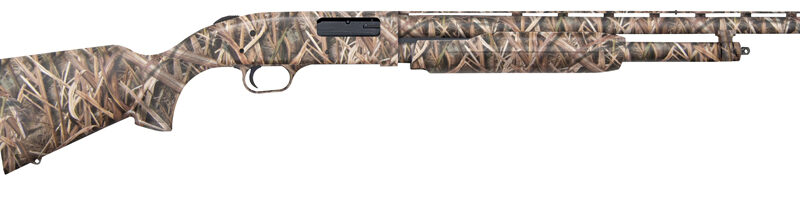 Mossberg 54218 500 Super Bantam 20 Gauge with 22" Barrel, 3" Chamber, 5+1 Capacity, Overall Mossy Oak Shadow Grass Blades Finish & Synthetic Stock Right Hand (Youth) Includes Accu-Set Chokes