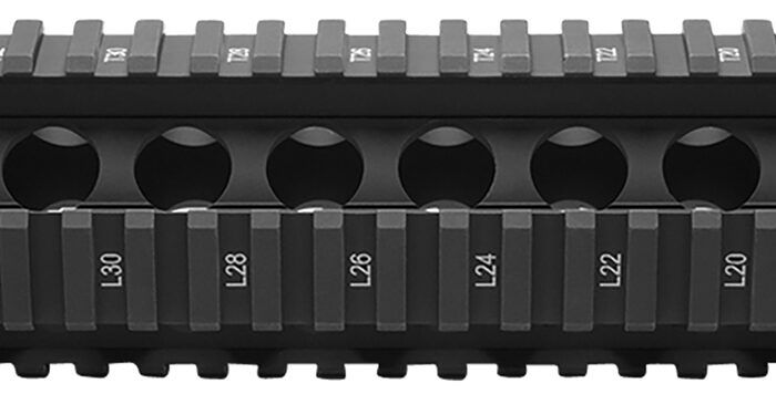 BCM QRF10556BLK QRF Handguard 10" Free-Floating Style Made of Aluminum with Black Anodized Finish & Picatinny Rial for AR-Platform