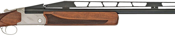 TriStar 35412 TT-15A Top Single 12 Gauge 1rd 2.75" 34" Adjustable Rib Barrel Silver Rec Walnut Fixed with Adjustable Comb Stock Right Hand (Full Size) Includes 3 Extended MobilChoke