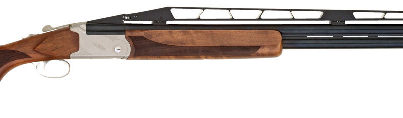 TriStar 35416 TT-15A Double Trap 12 Gauge 2rd 2.75" 32" Adjustable Rib Barrel Silver Rec Walnut Fixed with Adjustable Comb Stock Right Hand (Full Size) Includes 5 Extended MobilChoke