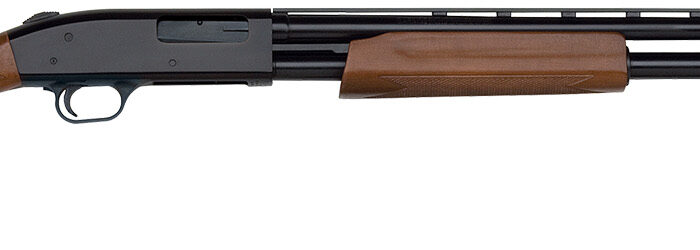 Mossberg 50136 500 All Purpose Full Size 20 Gauge Pump 3" 5+1 26" Blued Vent Rib Barrel, Blued Integral Scope Mount Steel Receiver, Fixed Hardwood Stock, Right Hand, Accu-Set Chokes