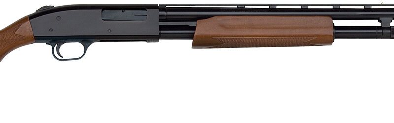 Mossberg 50136 500 All Purpose Full Size 20 Gauge Pump 3" 5+1 26" Blued Vent Rib Barrel, Blued Integral Scope Mount Steel Receiver, Fixed Hardwood Stock, Right Hand, Accu-Set Chokes