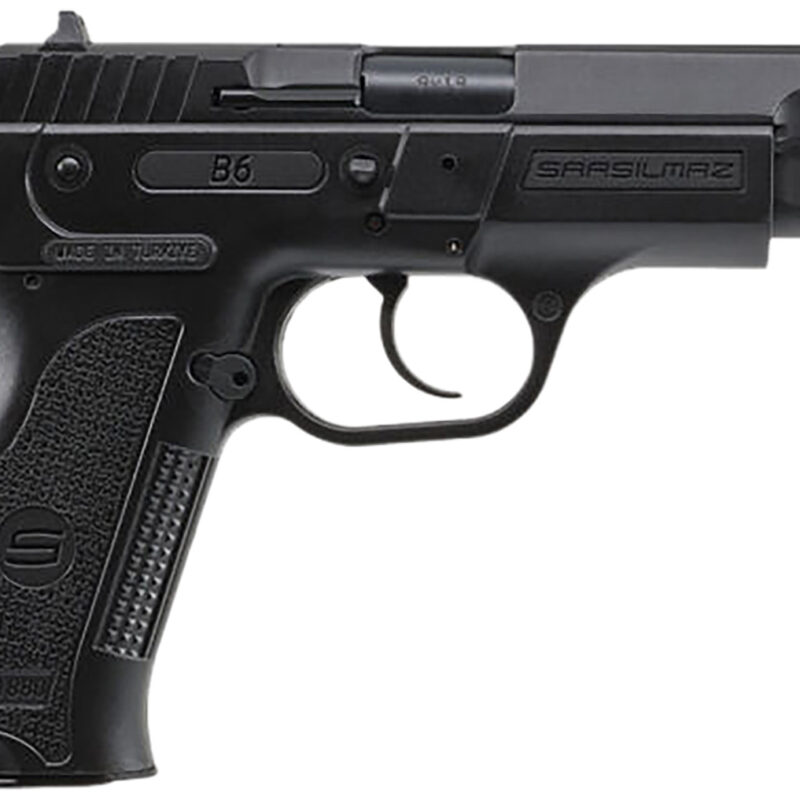 SAR USA B69BL B6  9mm Luger 19+1 4.50" Black Steel Barrel, Black Serrated Steel Slide, Black Polymer Frame w/Beavertail, Black Polymer Grip, Manual Thumb Safety, Right Hand