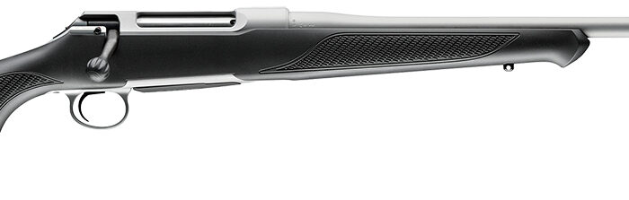 Sauer S1SX65C 100 Silver XT Full Size 6.5 Creedmoor 5+1 22" Stainless Steel Cerakote Barrel, Stainless Cerakote Drilled & Tapped Steel Receiver, Black Max Synthetic Stock