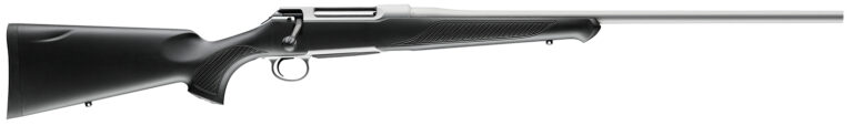Sauer S1SX65C 100 Silver XT Full Size 6.5 Creedmoor 5+1 22" Stainless Steel Cerakote Barrel, Stainless Cerakote Drilled & Tapped Steel Receiver, Black Max Synthetic Stock