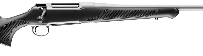 Sauer S1SX65C 100 Silver XT Full Size 6.5 Creedmoor 5+1 22" Stainless Steel Cerakote Barrel, Stainless Cerakote Drilled & Tapped Steel Receiver, Black Max Synthetic Stock