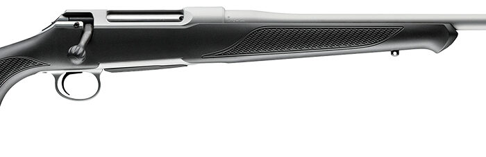 Sauer S1SX65P 100 Silver XT Full Size 6.5 PRC 4+1 22" Stainless Steel Cerakote Barrel, Stainless Cerakote Drilled & Tapped Steel Receiver, Black Max Synthetic Stock
